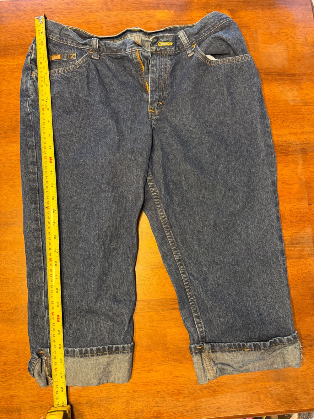 Riders by Lee - Dark Blue Denim Capri Jeans size 14 P